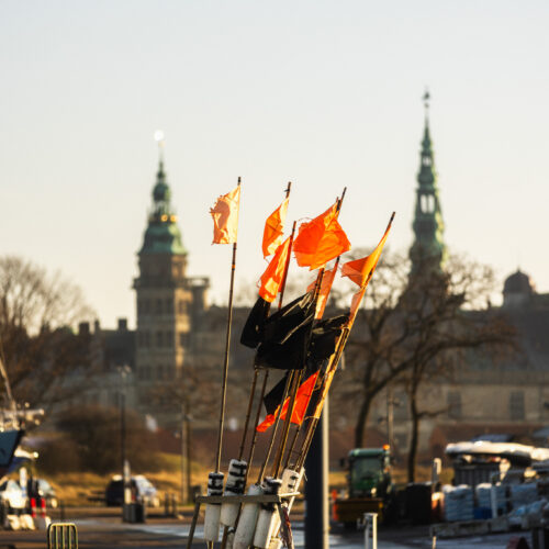 restaurang med utsikt över Kronborg i Helsingör